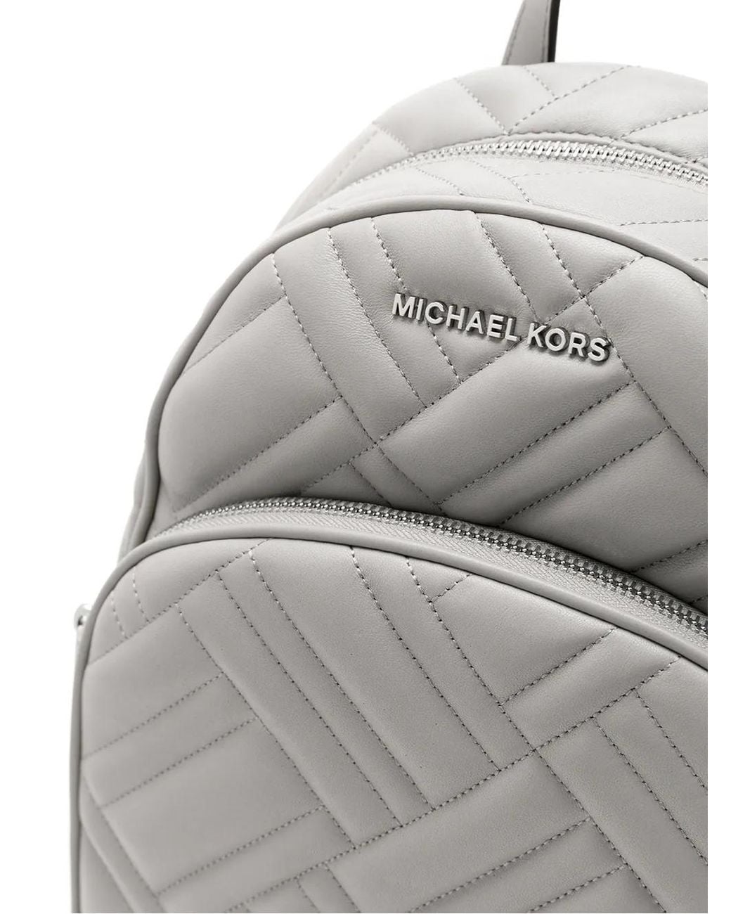 MICHAEL Michael Kors Gray Abbey Medium Backpack
