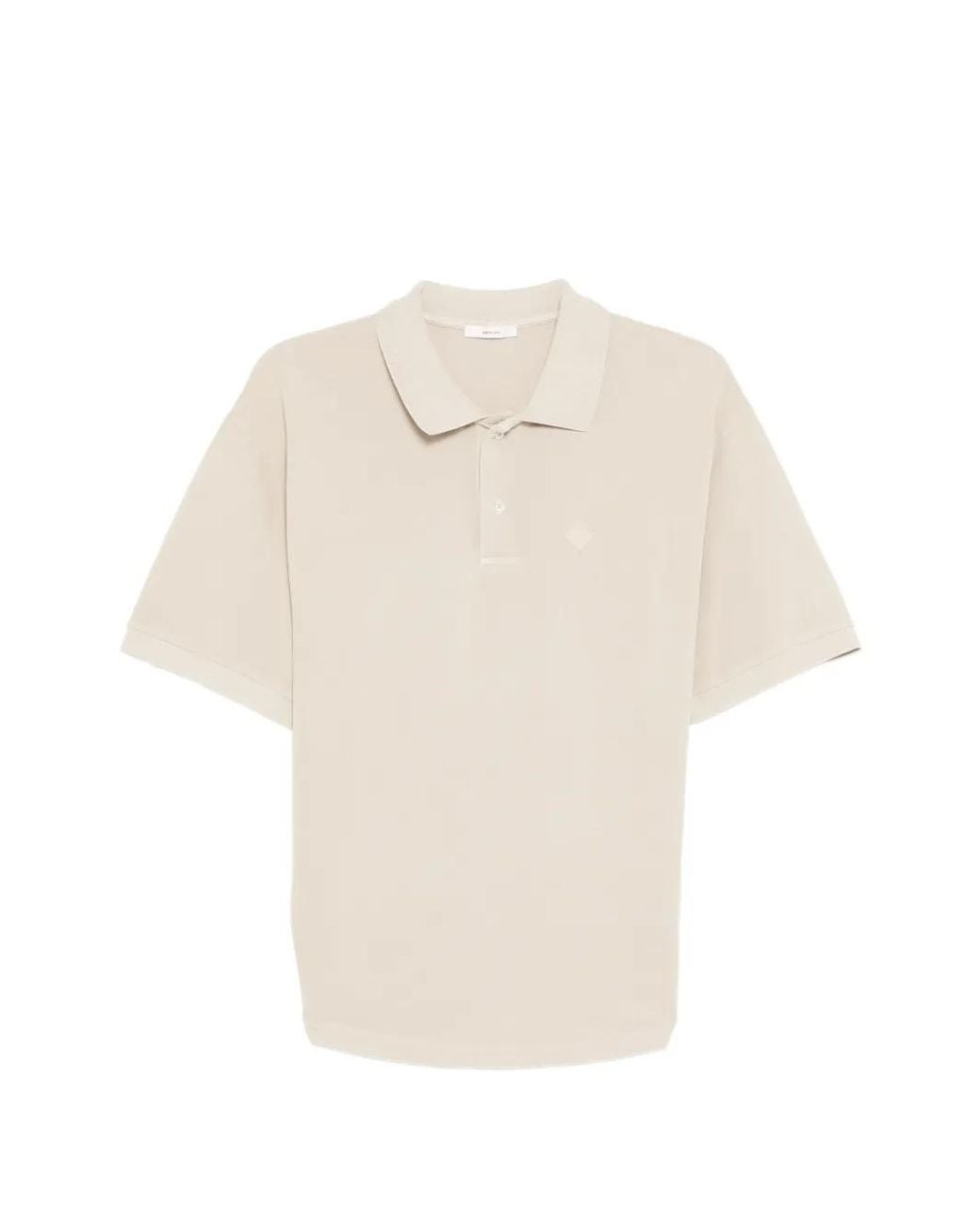 Haikure White Lacy Polo Shirt