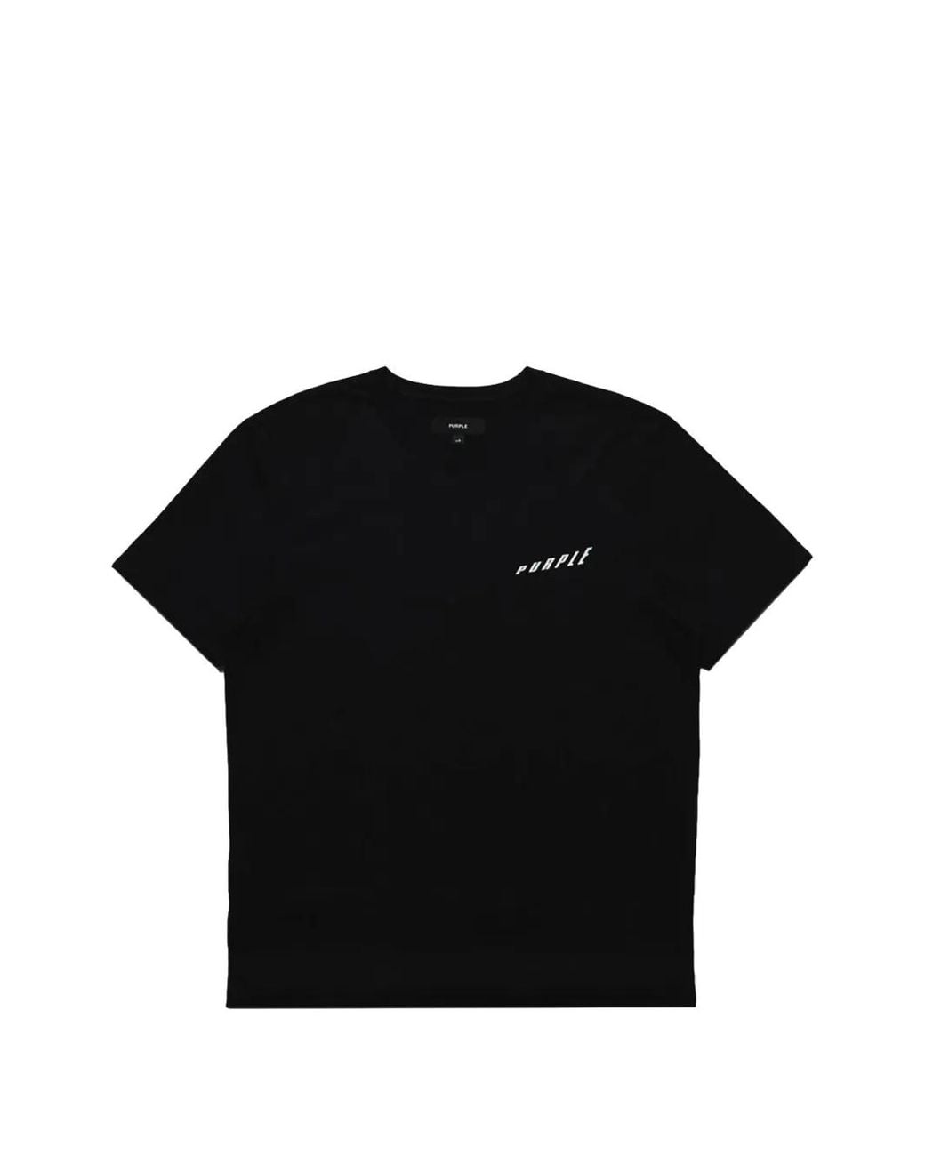 Purple Brand Black Penthouse Graphic-Print T-Shirt for men