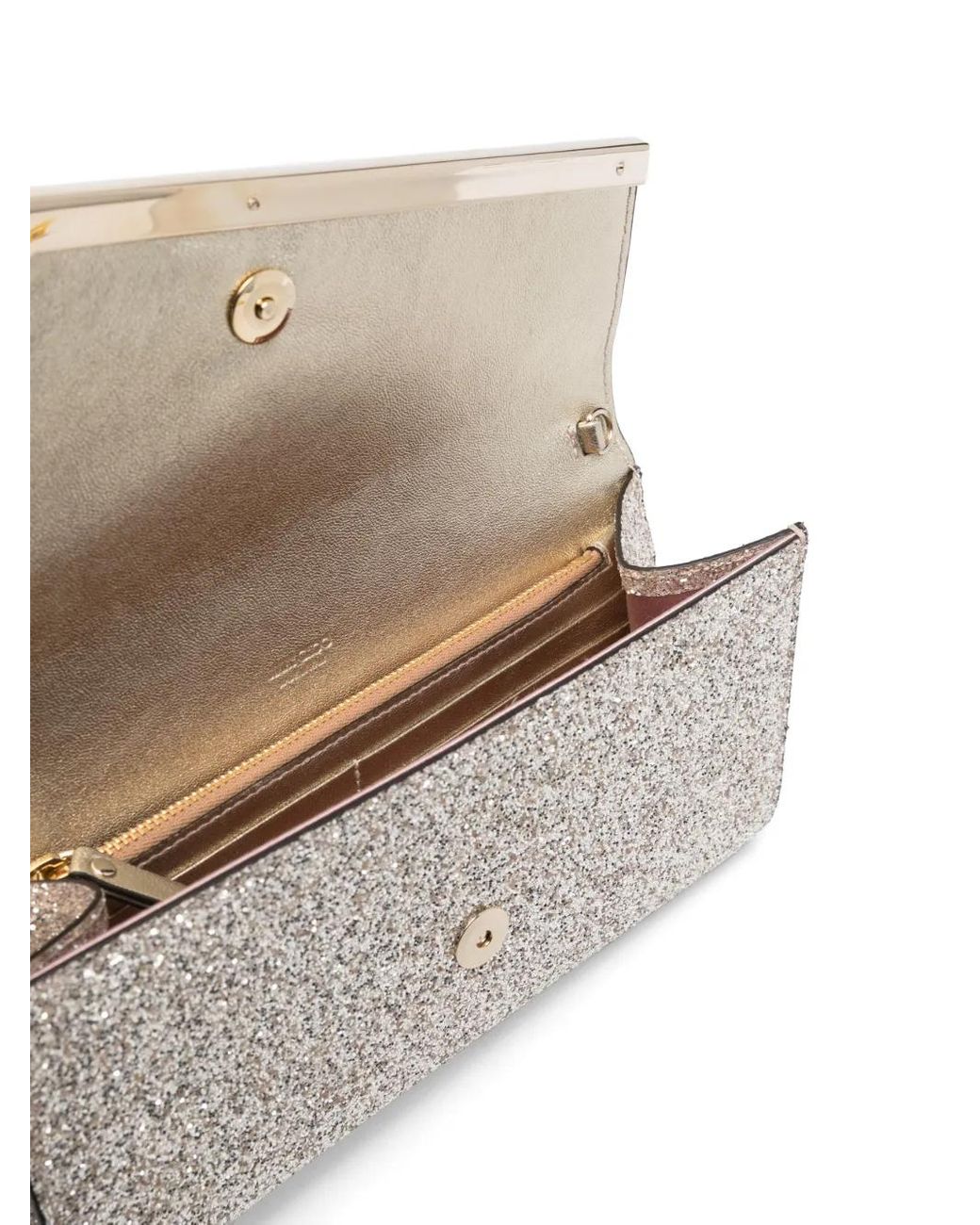 Jimmy Choo White Emmie Clutch Bag