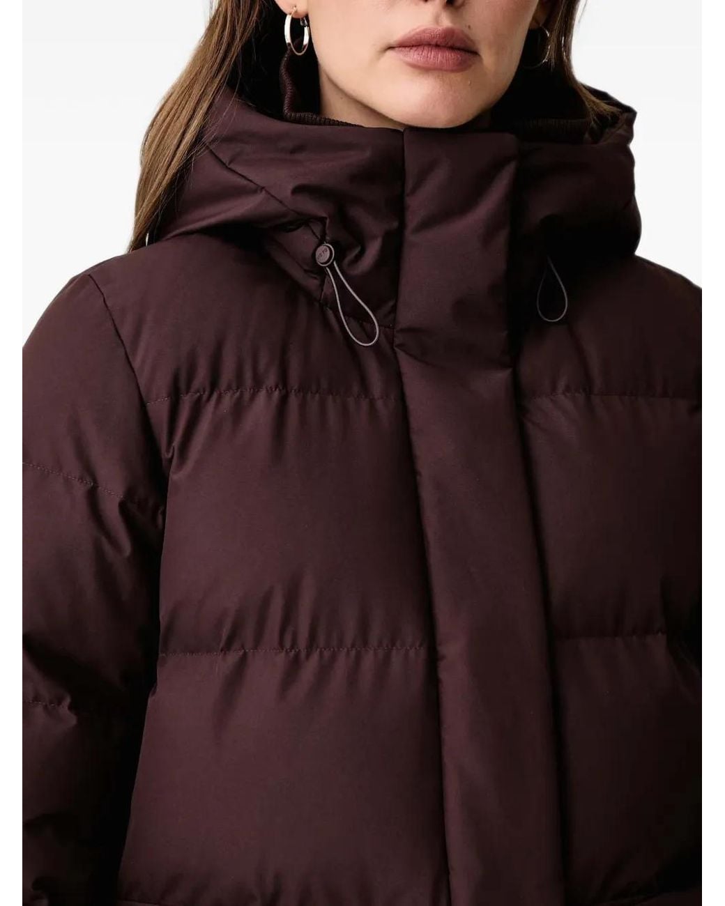 Marc O' Polo Black Hooded Padded Coat