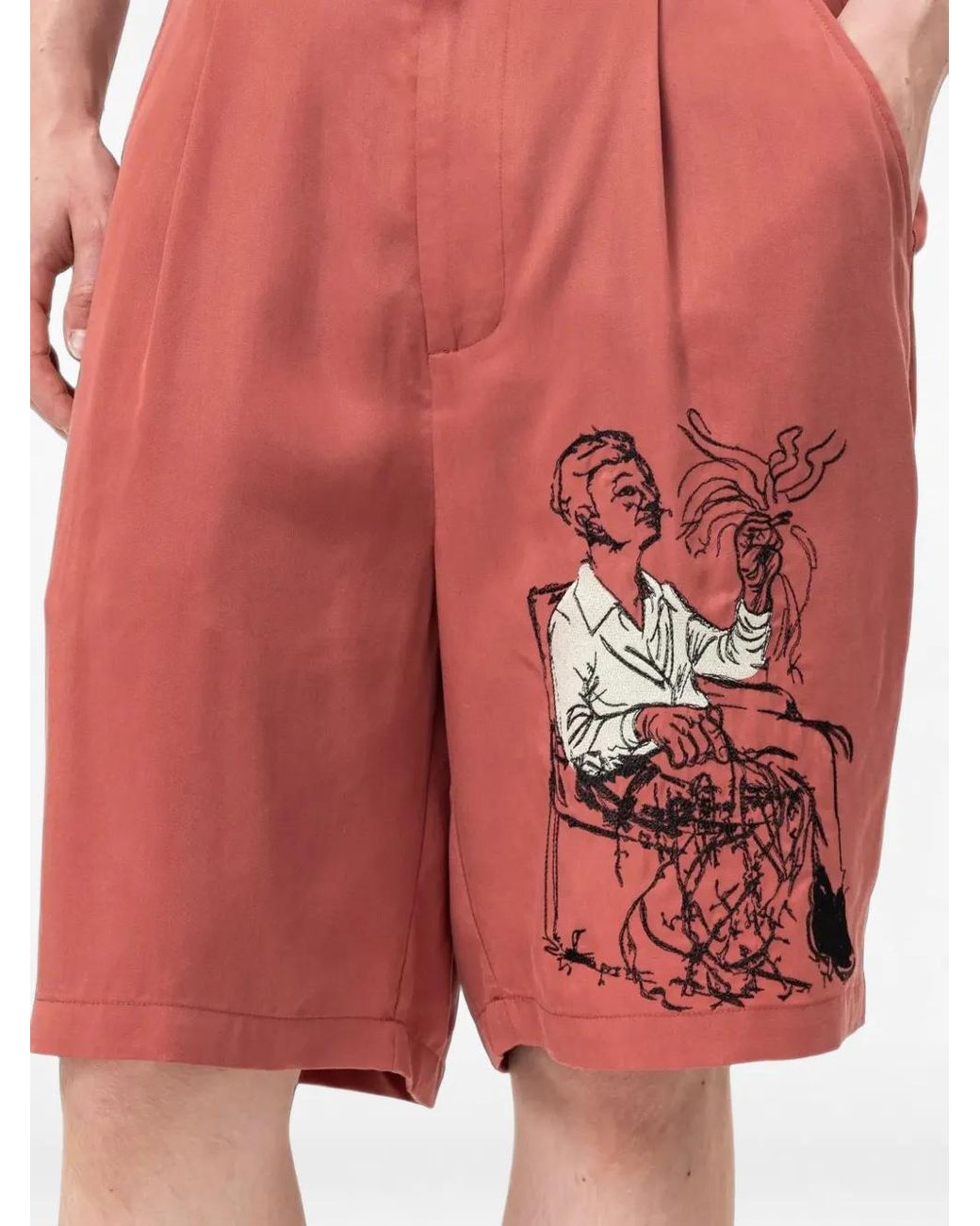 Kidsuper Tecnacolor Dreams Embroidered Shorts for men
