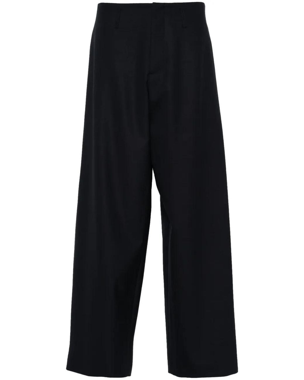 Philosophy Di Lorenzo Serafini Black Low-Rise Palazzo Pants