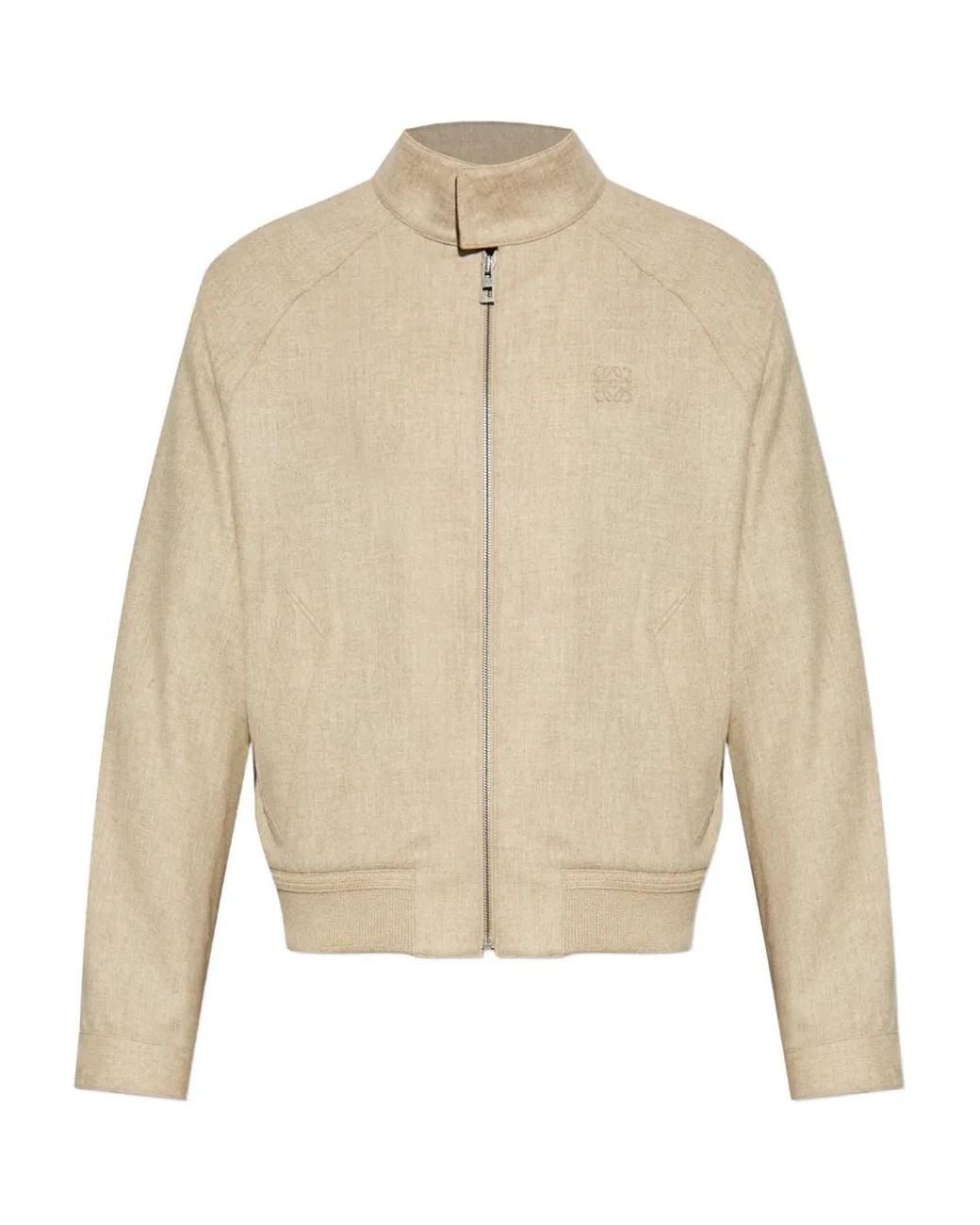 Loewe Natural Jacket With A Stand-Up Collar for men