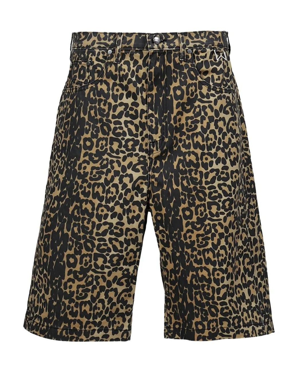 Short À Imprimé Léopard Rhude pour homme en coloris Gray