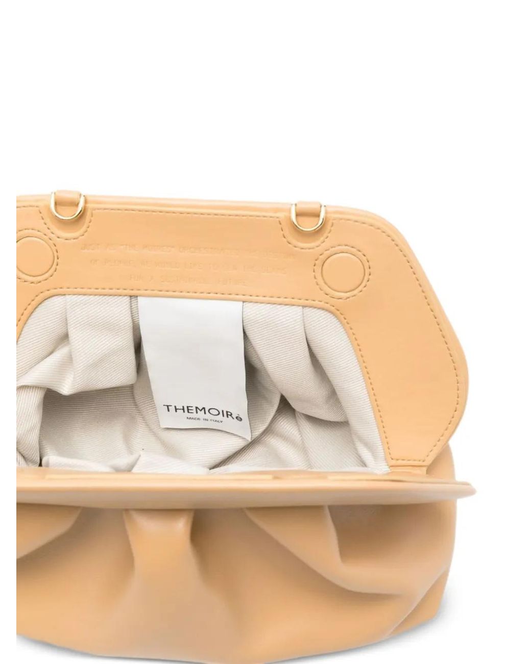 THEMOIRÈ Natural Pochette Bios À Fronces Format Moyen