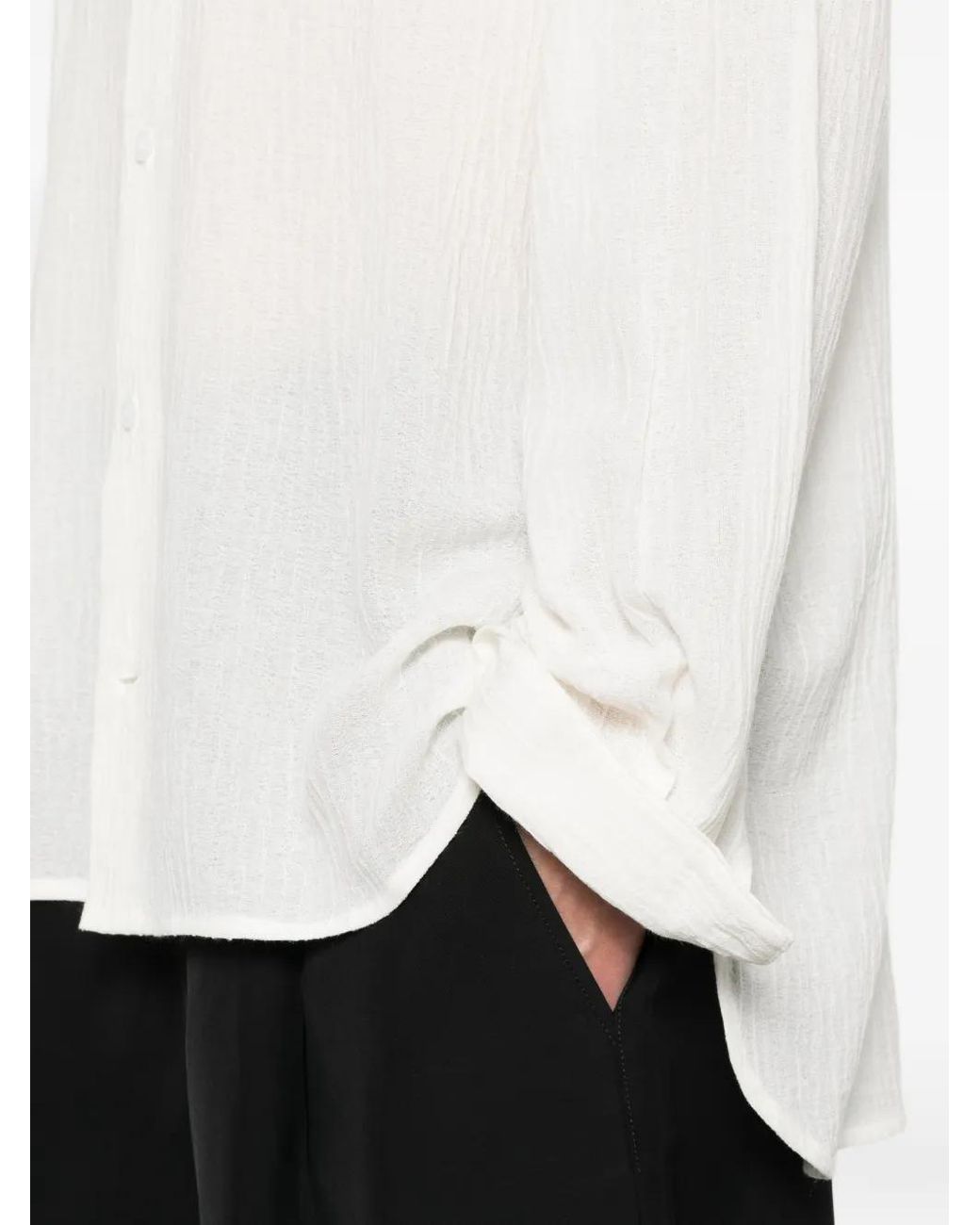 ROLD SKOV White Chemise À Manches Longues for men