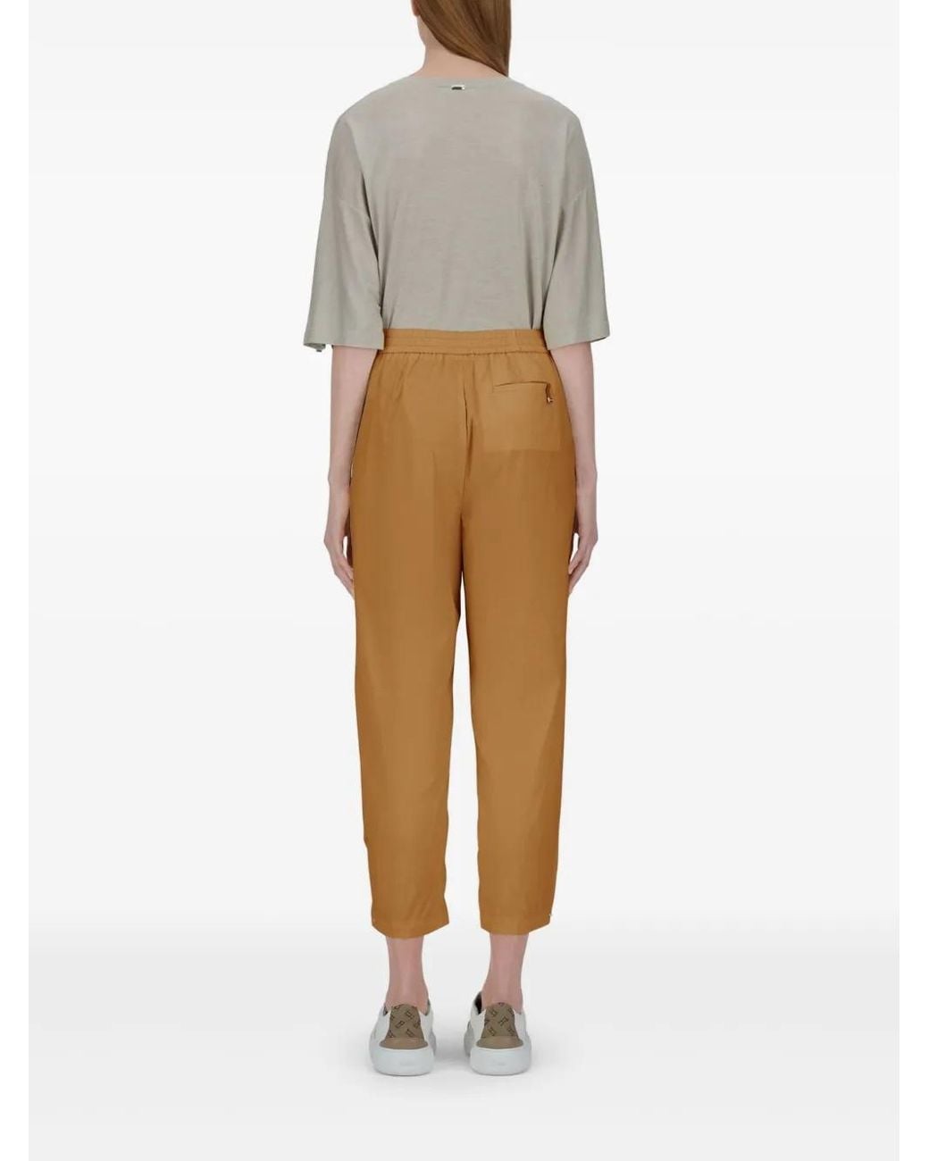 Herno Natural Drawstring-Fastening Trousers