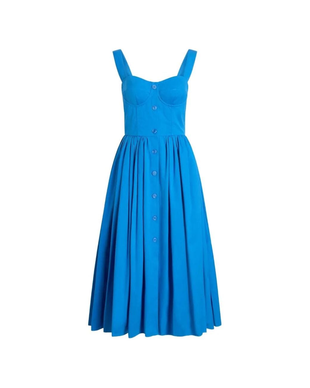 Dolce & Gabbana Blue Cotton Dress