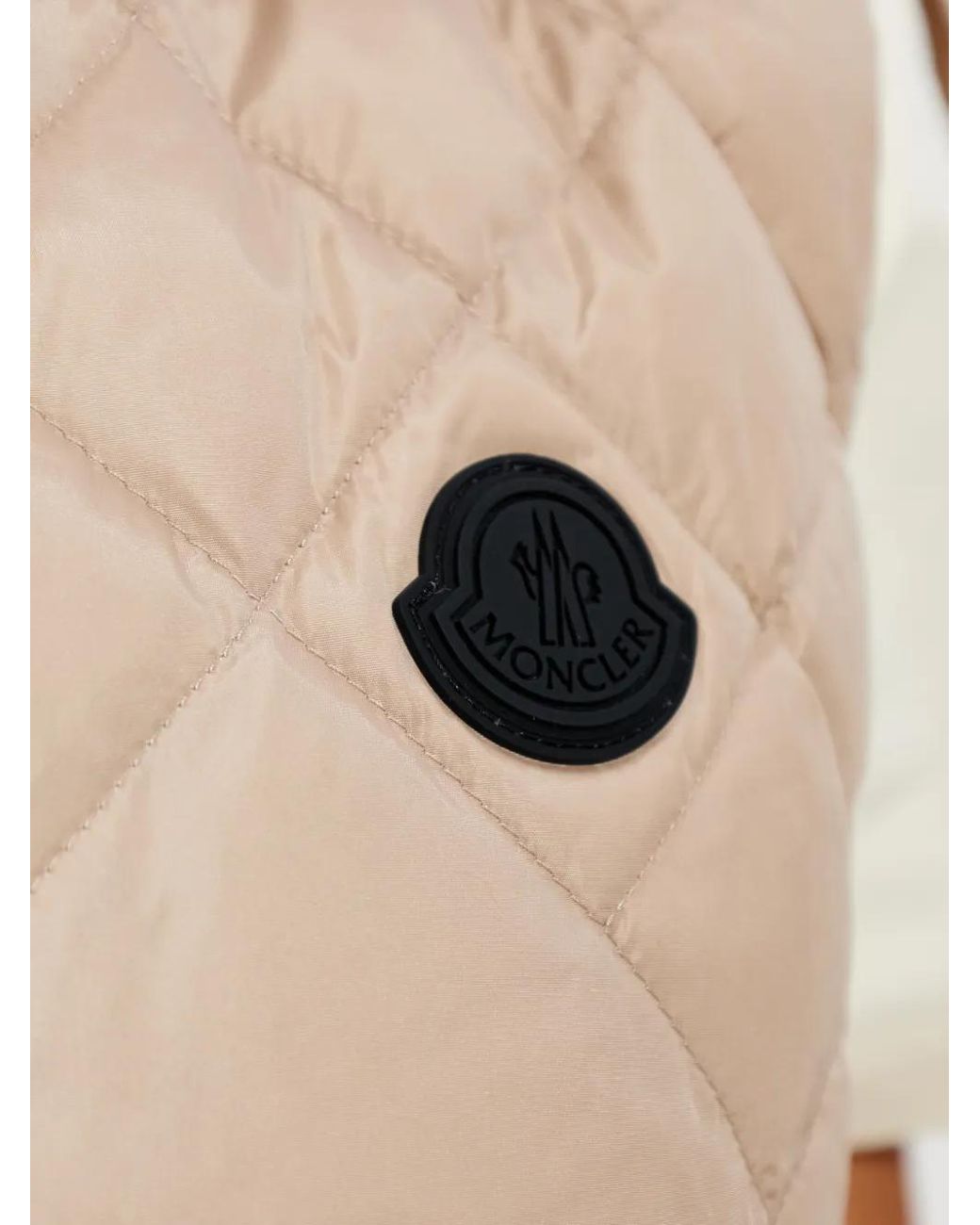 Moncler Natural Quilted Belted Gilet