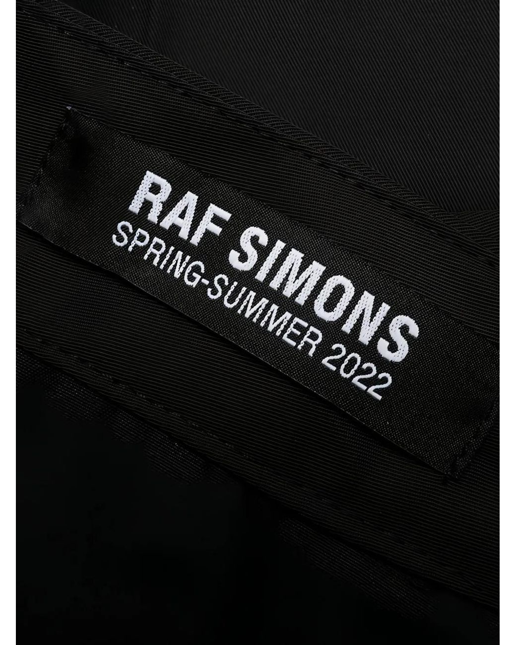 Pantalones Cortos Con Pinzas Dobles Raf Simons de hombre de color Black
