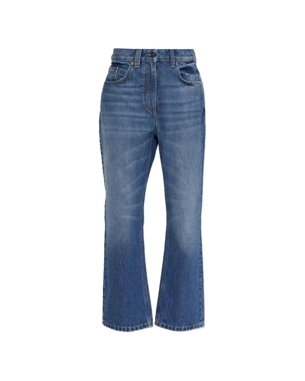 Versace Blue Cotton Jeans