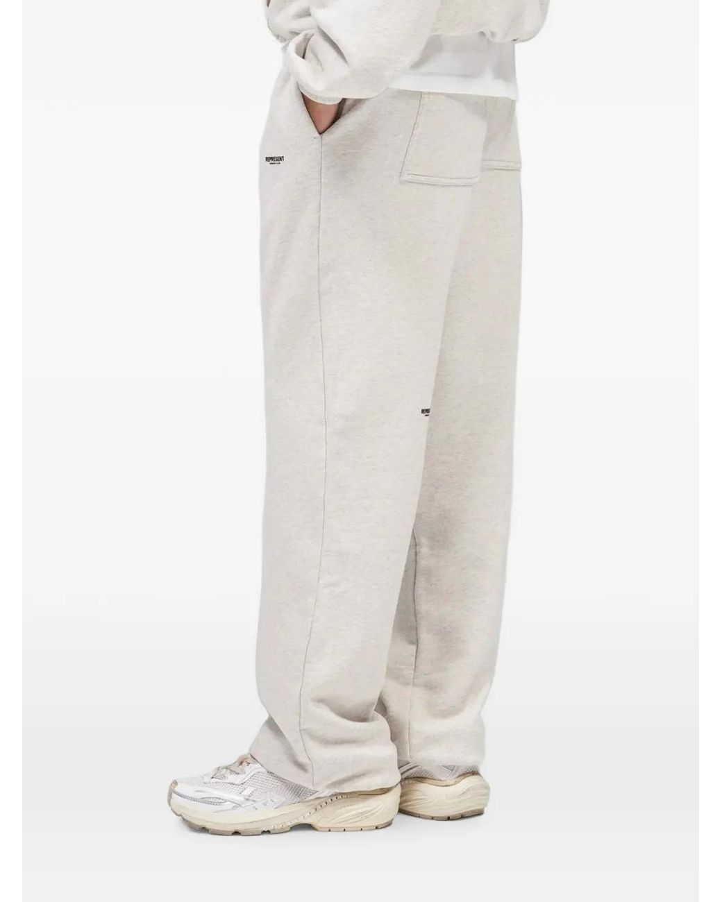 Represent White Micro Owners Club Sweat Trousers for men