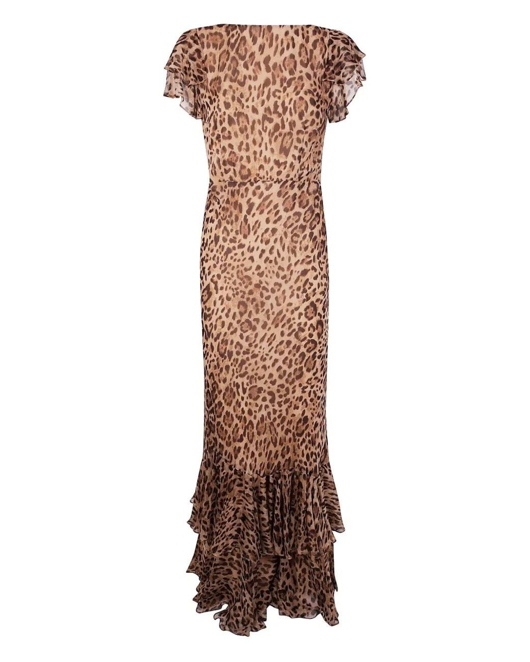 Robe Mila À Imprimé Léopard Rixo en coloris Brown