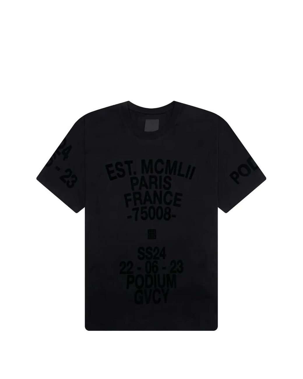 Givenchy Black Crew-Neck T-Shirt for men