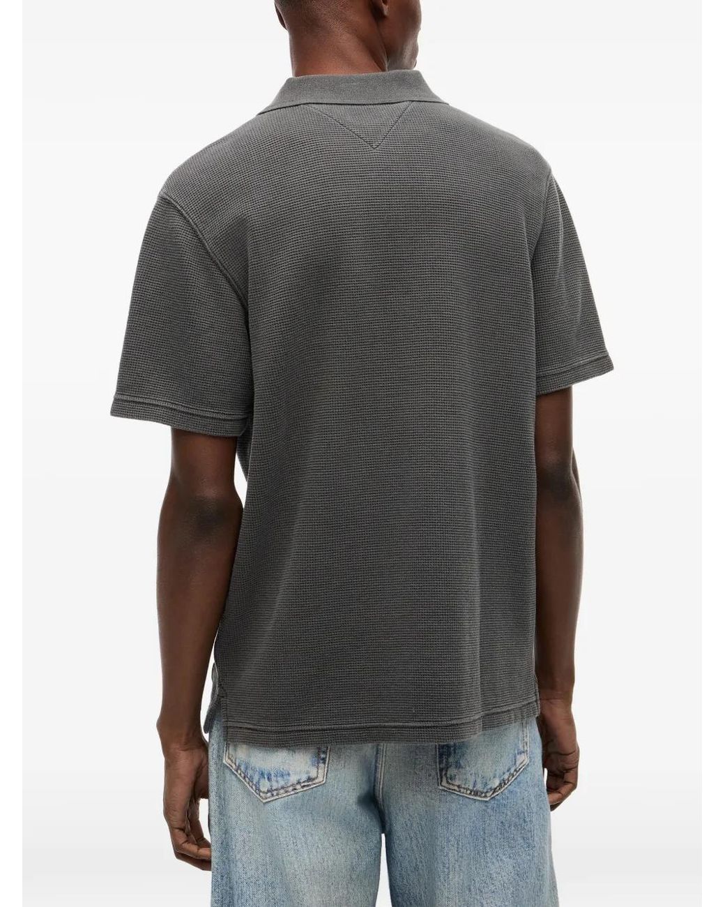 Tommy Hilfiger Gray Short-Sleeve Polo Shirt for men