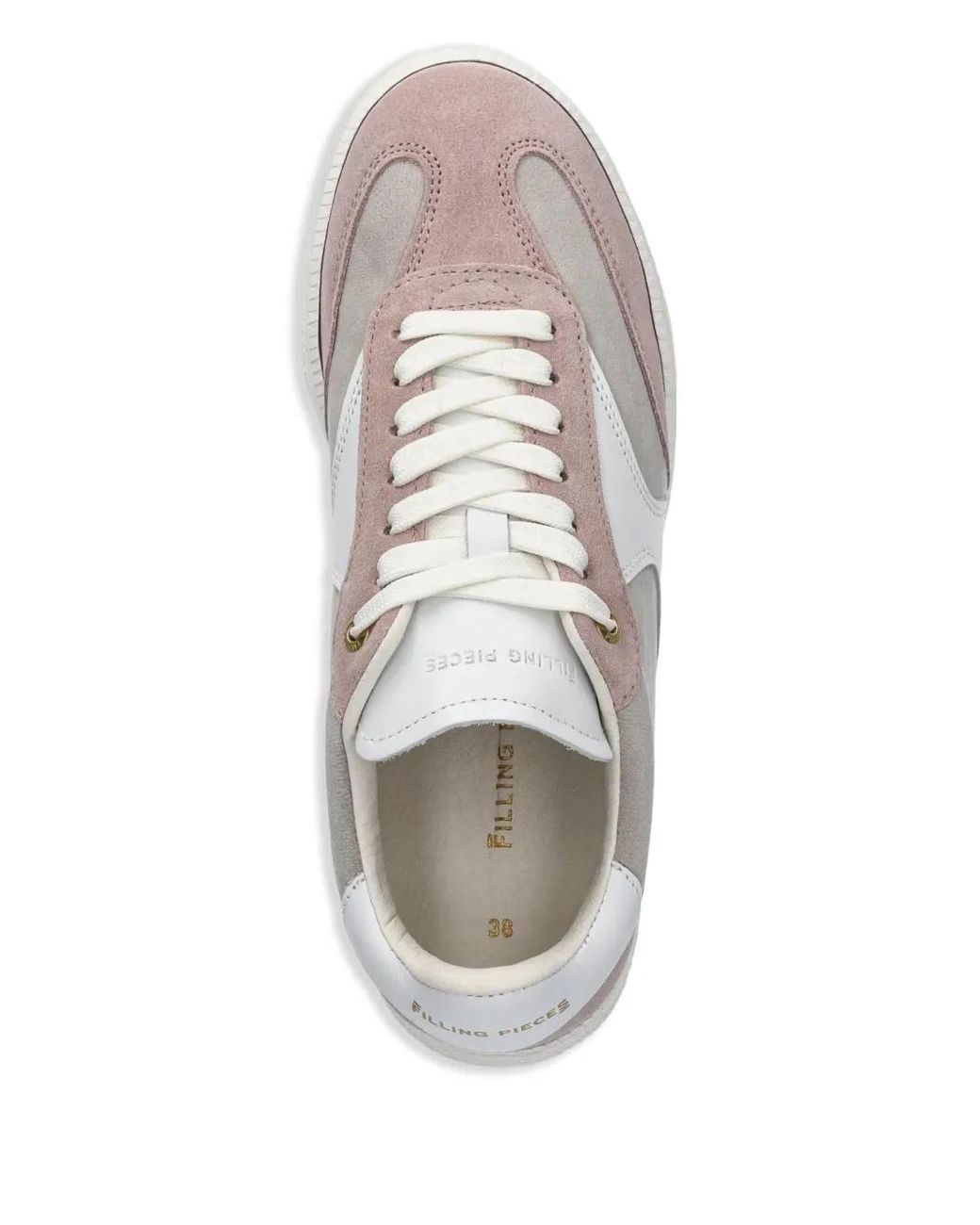 Filling Pieces White Sprinter Dice Sneakers