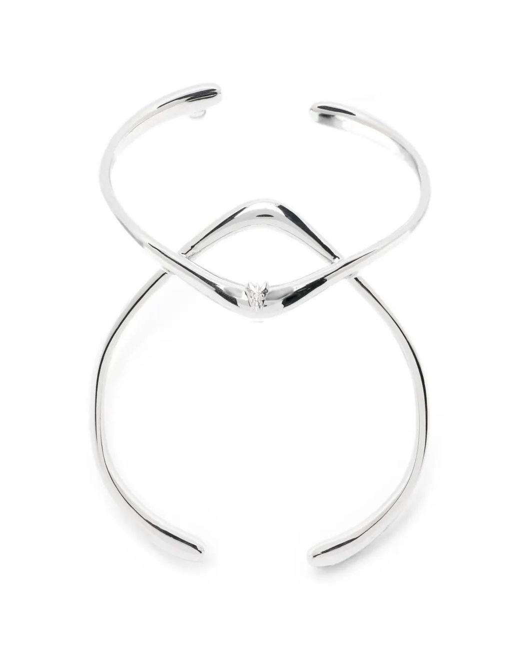 Patrizia Pepe White Bracelet Croisé Minimaliste
