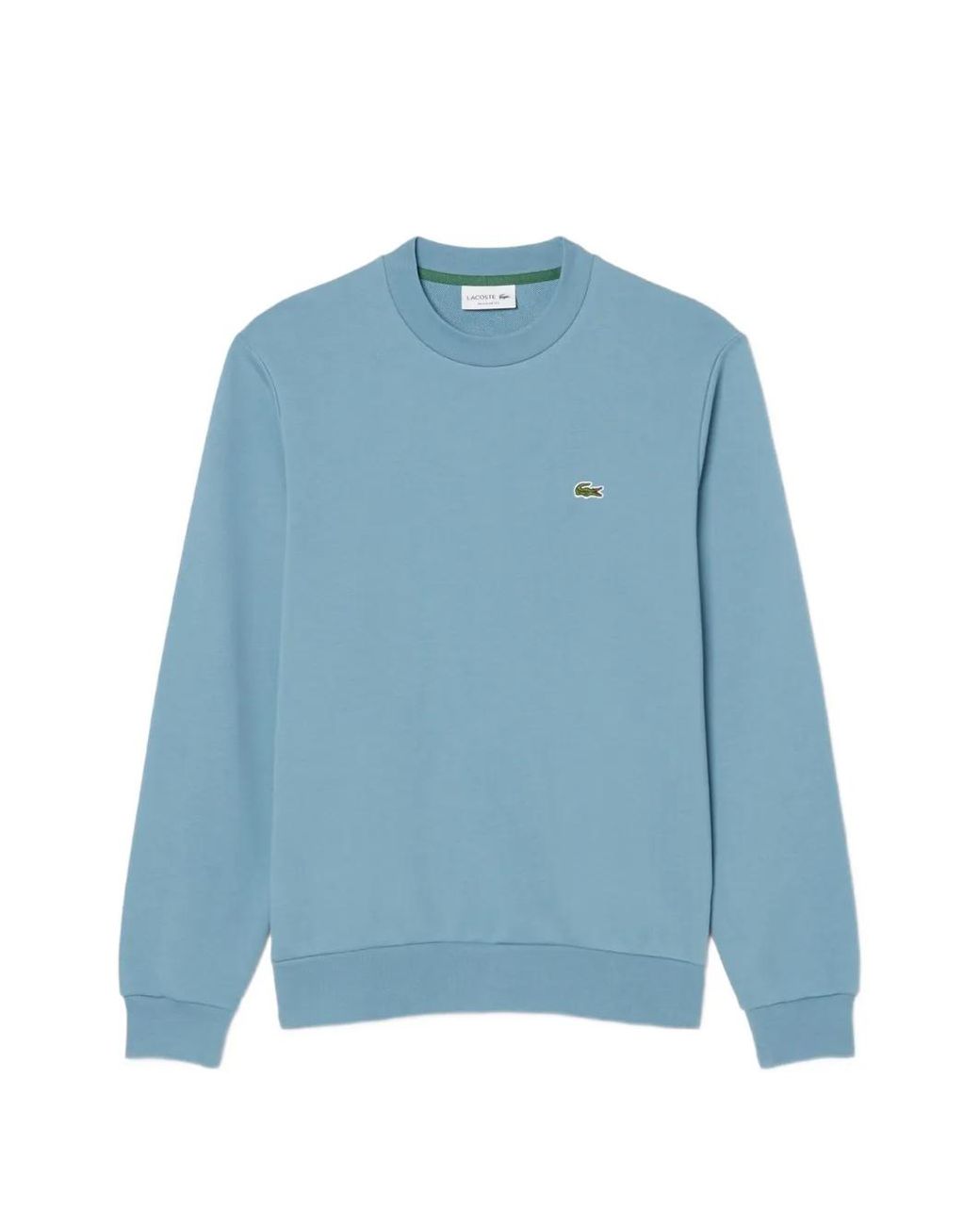 Lacoste Blue Logo-Patch Sweatshirt for men