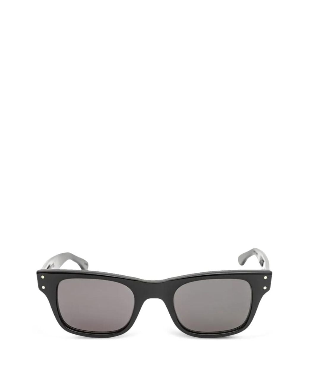 JULIUS TART Gray Boeing Rectangle-Frame Sunglasses