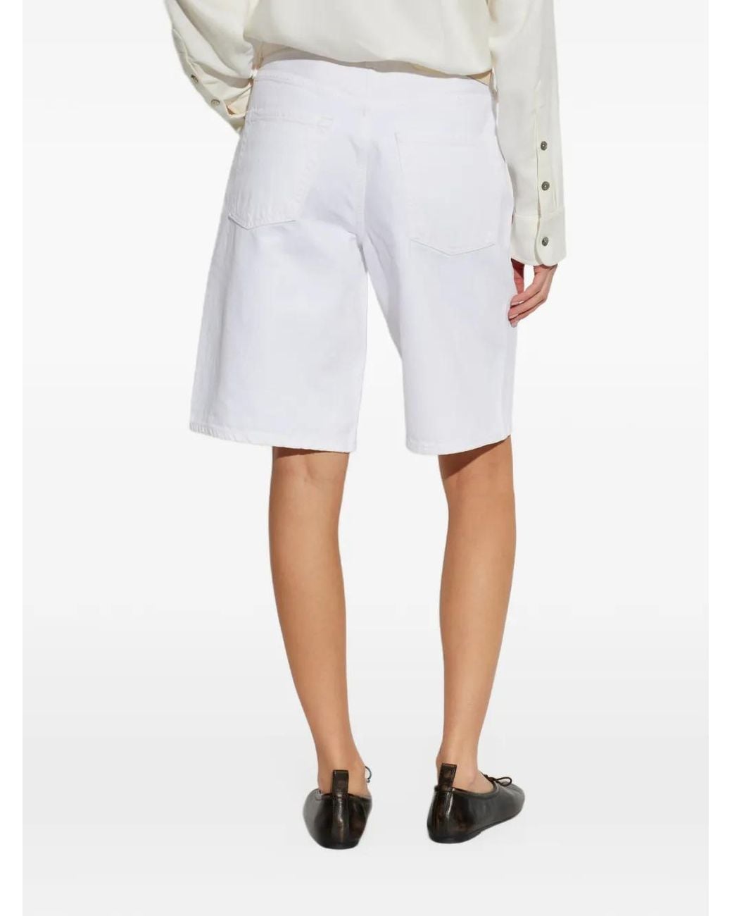 Citizens of Humanity White Court Denim Shorts