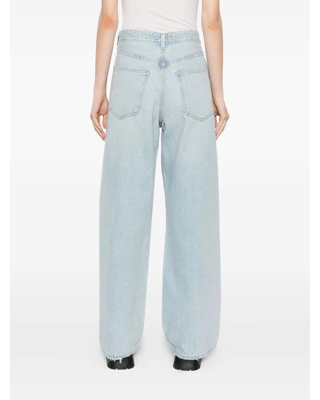 Agolde Blue Vana Wide-Leg Jeans