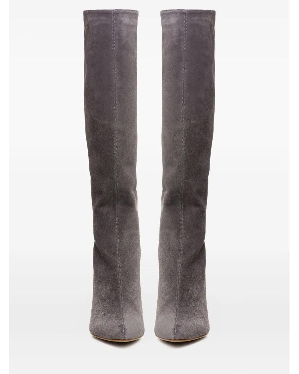 Ginissima Brown 95Mm Pointed-Toe Boots