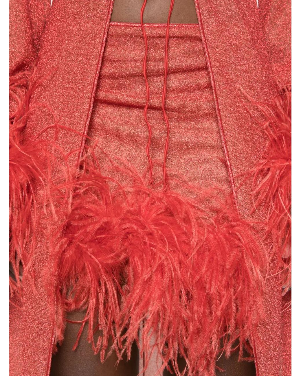 Oseree Red Lumiere Plumage Skirtini