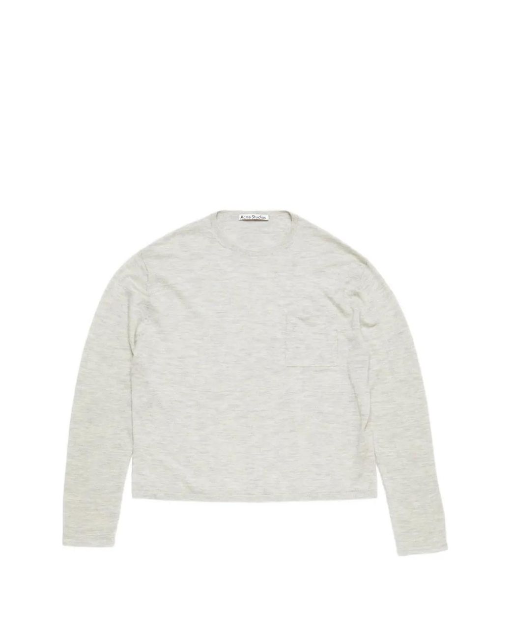 Acne Pullover Mit Taschendetail in White für Herren
