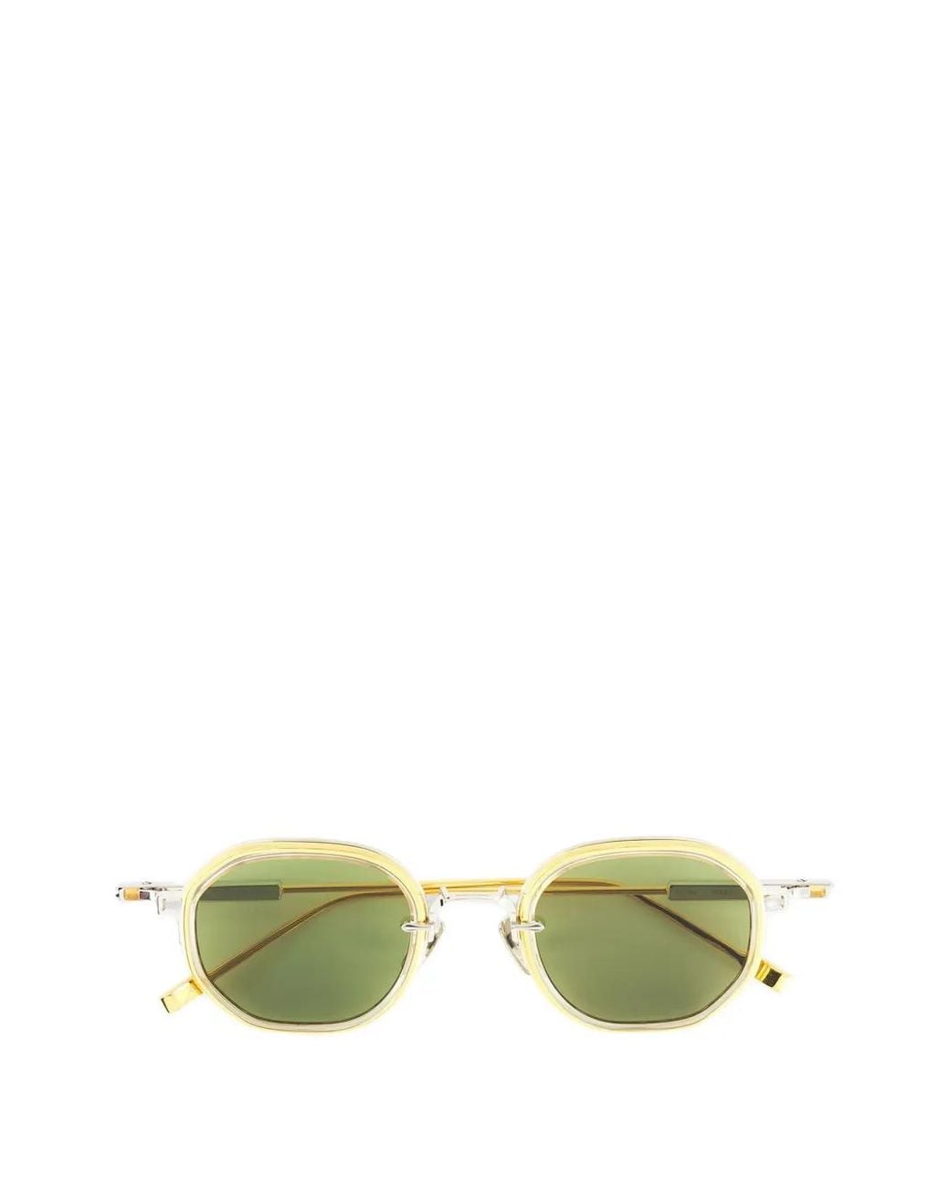 Sato Eyewear Green Toliman Ii Geometric-Frame Sunglasses
