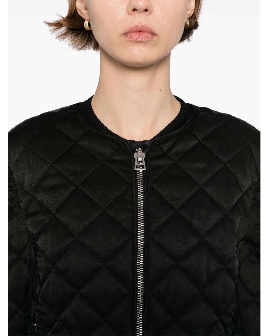Tom Ford Black Zip-Up Puffer Jacket