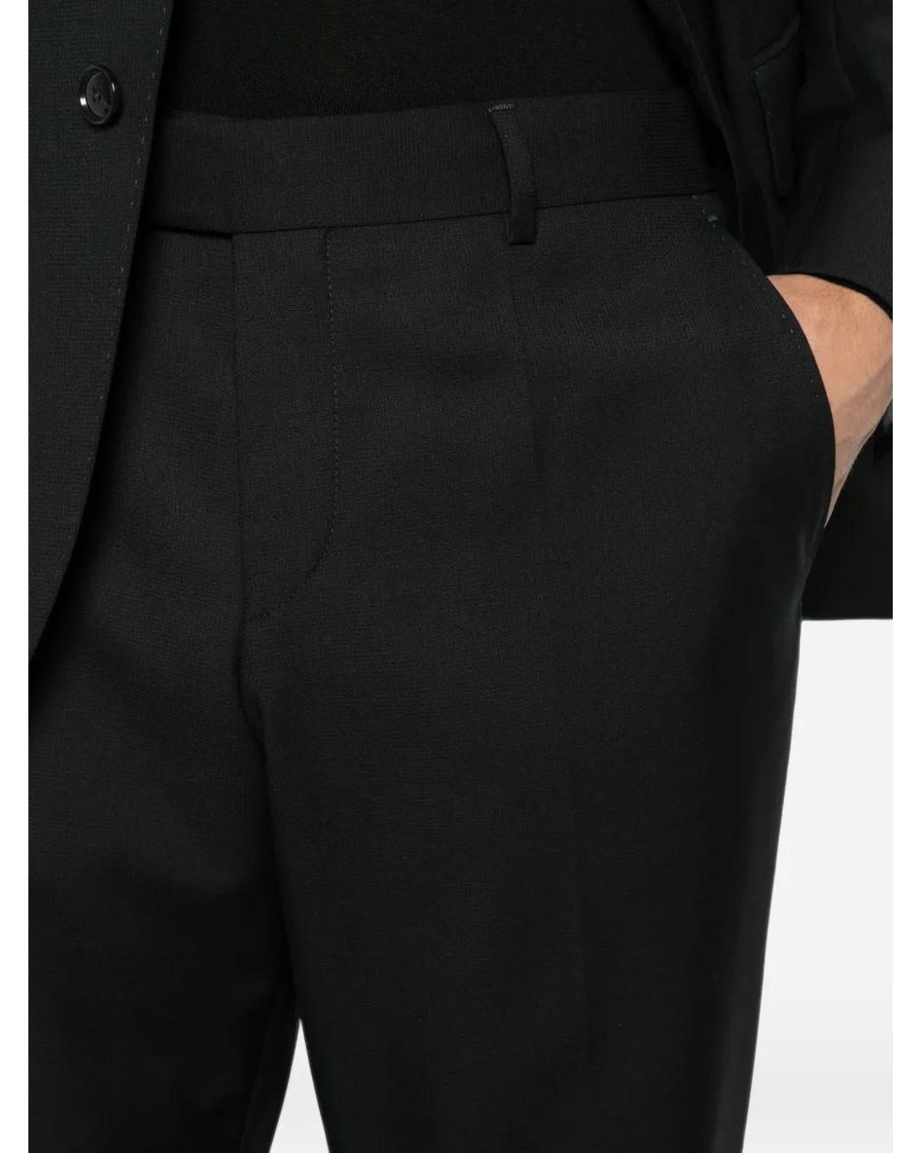 Boss Black Notch-Lapel Two-Piece Suit for men