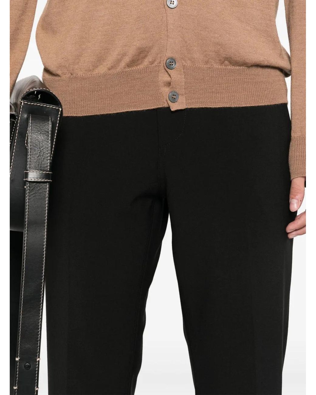 Dondup Black Pablo Trousers for men