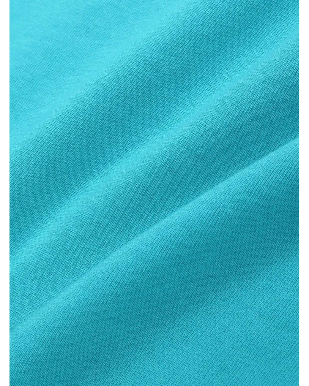 Sporty & Rich Blue Draft Logo-Print Sweatshirt