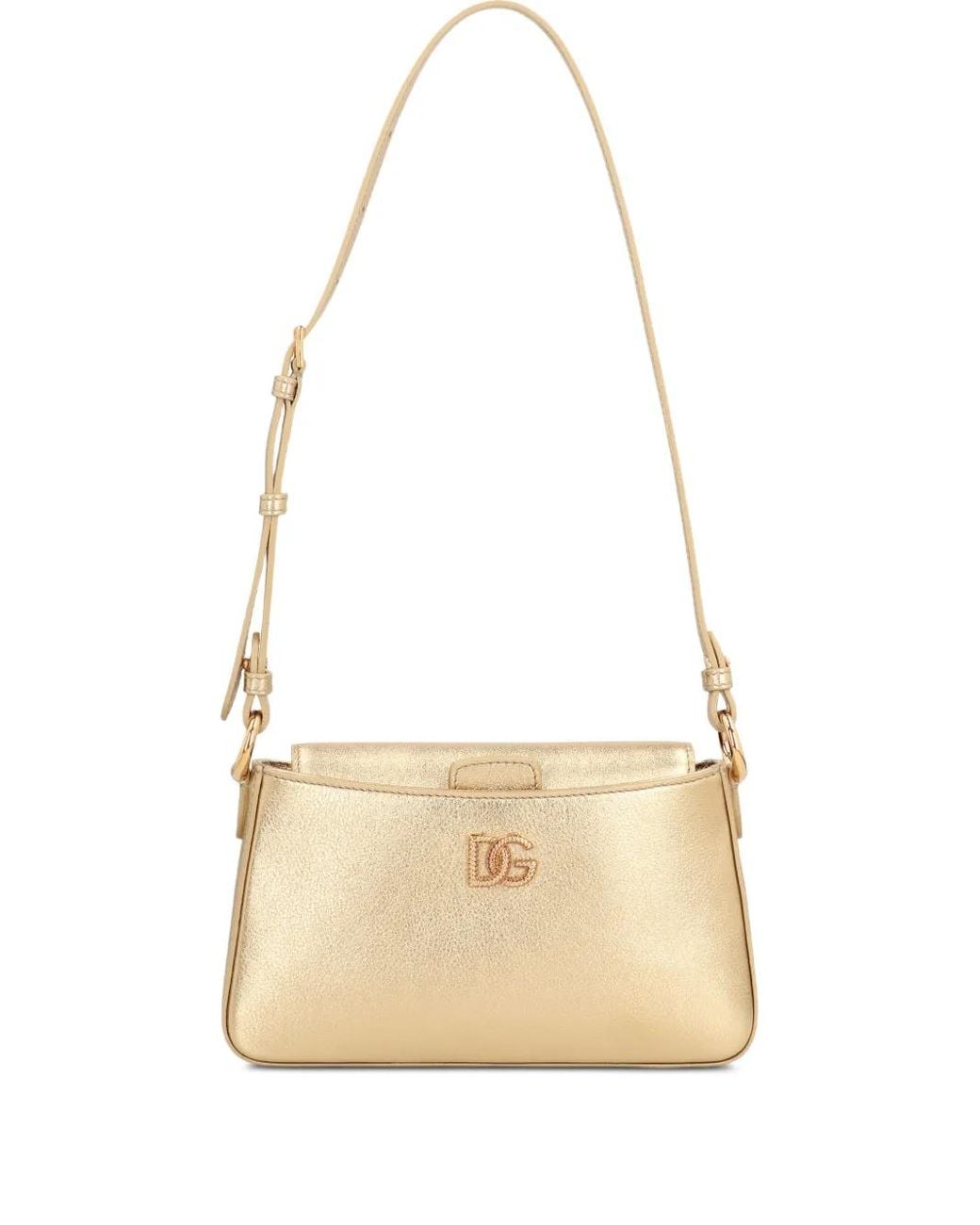 Dolce & Gabbana White Leather Phone Bag
