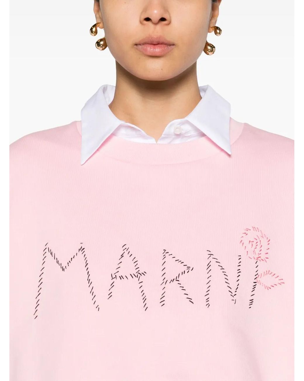 Marni Pink Sweatshirt