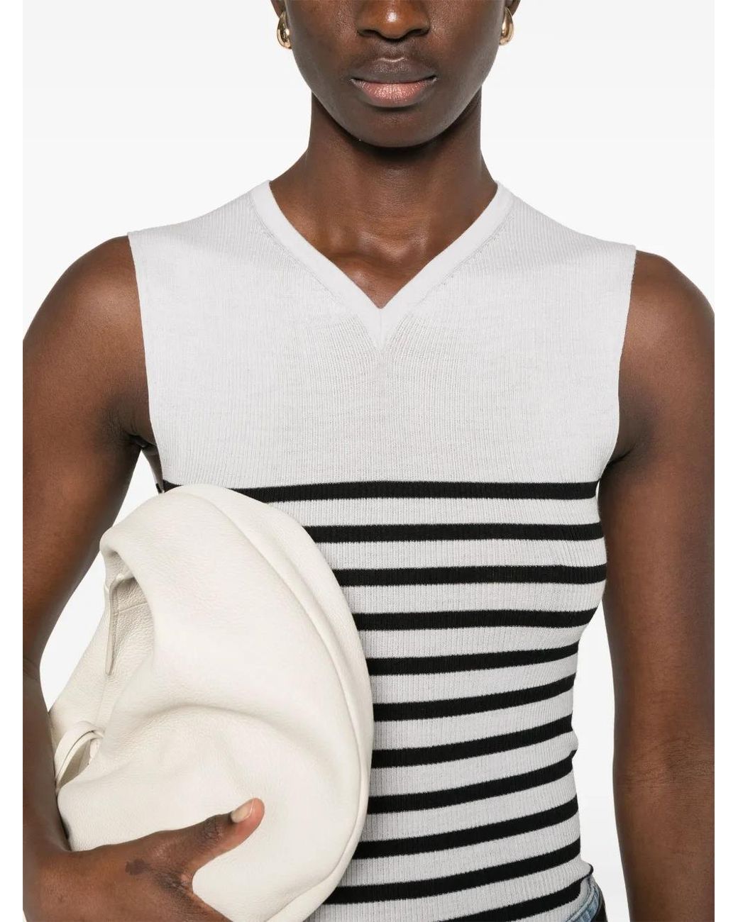 Khaite White Renato Top