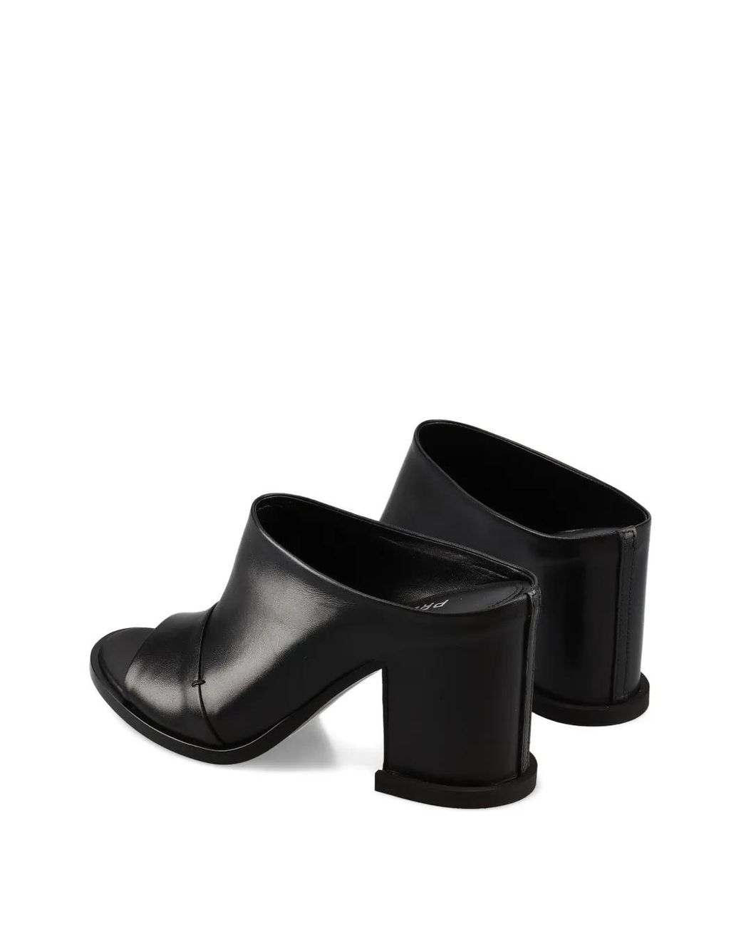 Premiata Black Leather Sandals