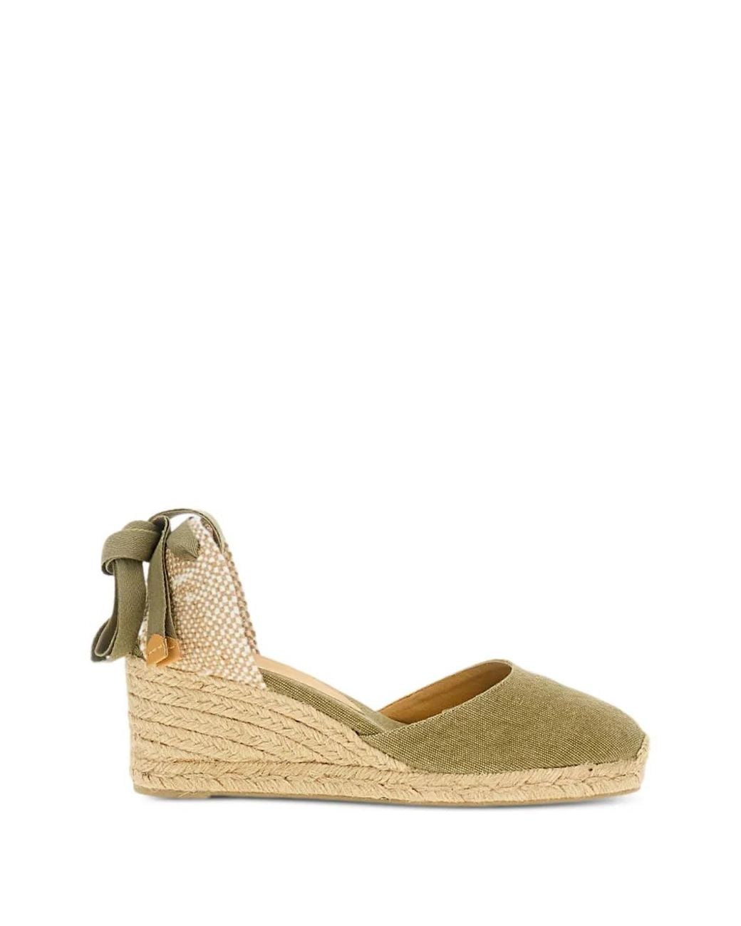 Castaner Metallic Ankle-Strap Espadrilles