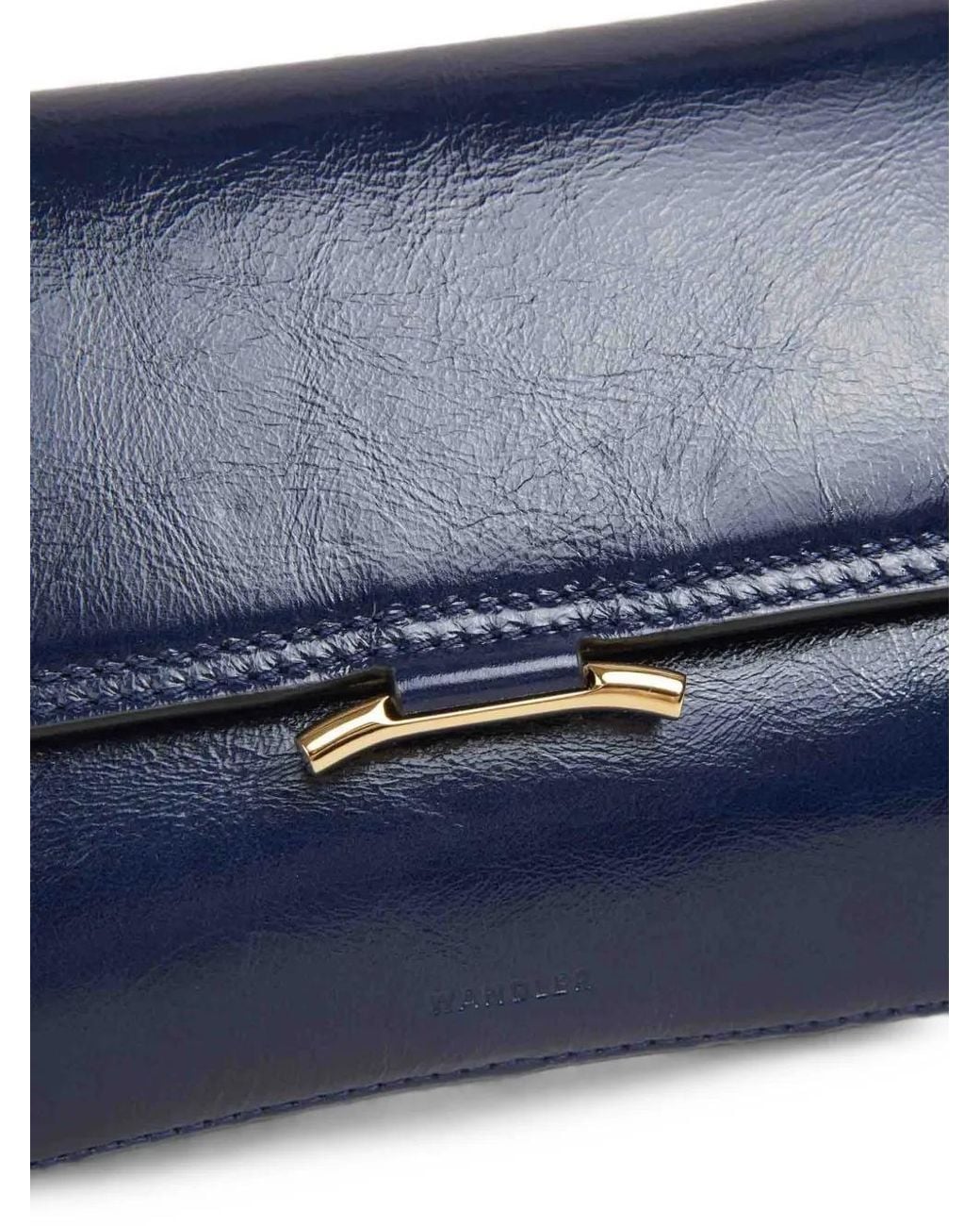 Wandler Blue Ida Trio Leather Mini Shoulder Bag