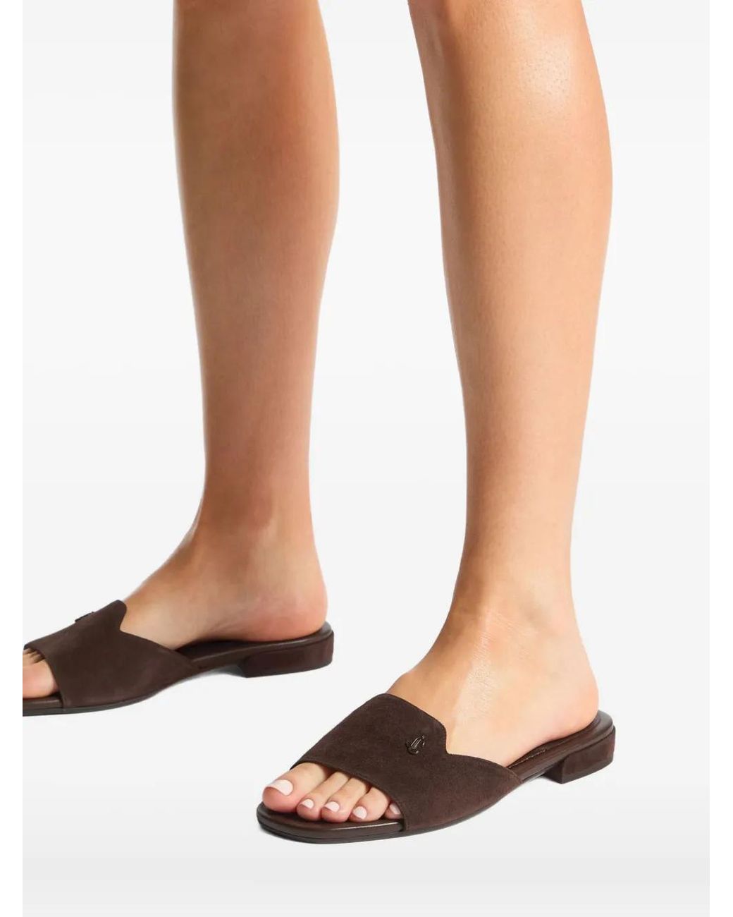 Jimmy Choo Brown Dina Flat