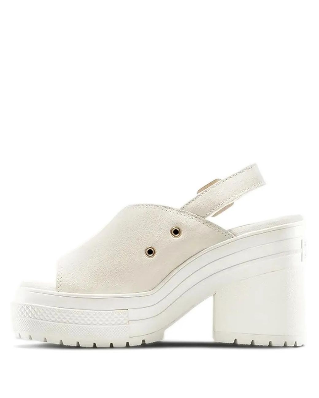 Converse White Chuck 70 De Luxe Slingback Platform Sandals