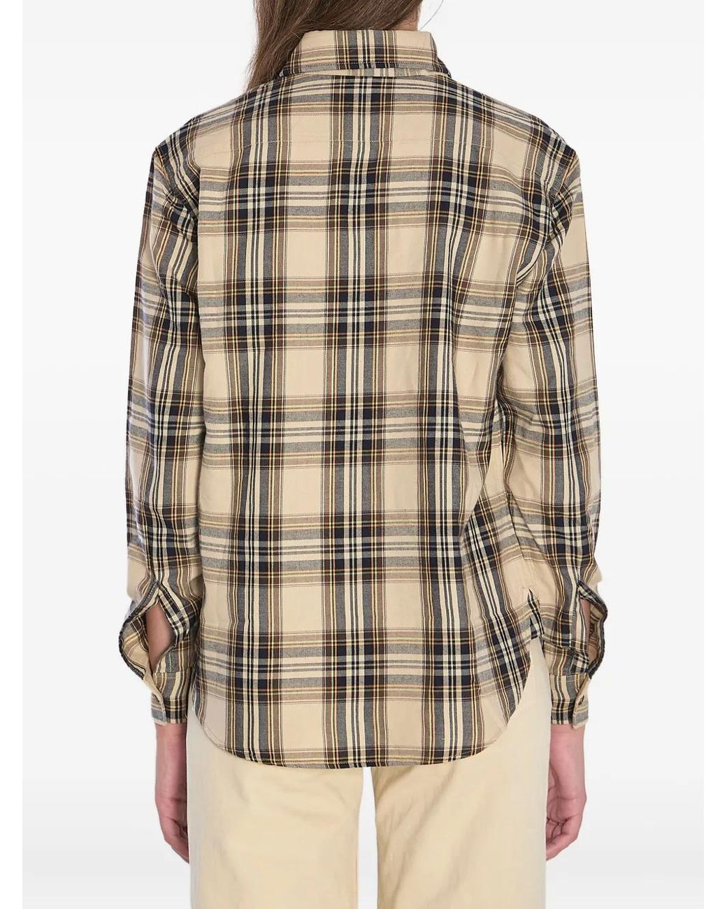 Saint Laurent Natural Lavalliã¨Re Cassandre Shirt