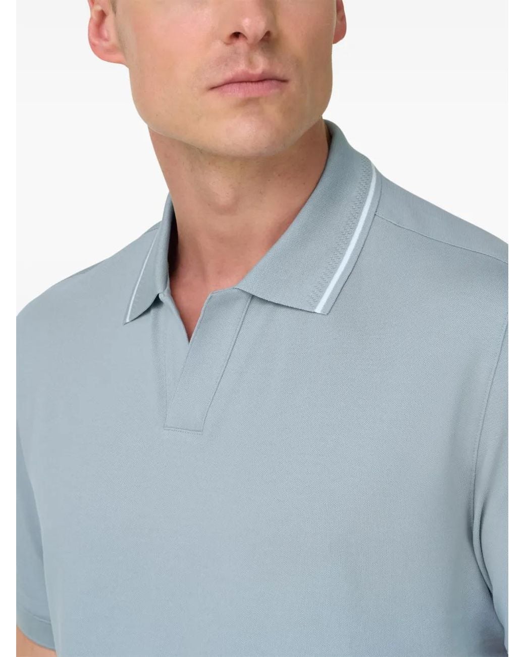 Polo À Manches Courtes Boggi pour homme en coloris Blue