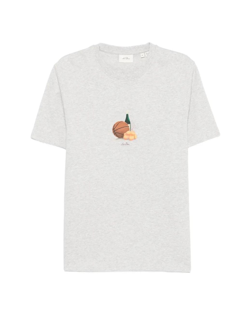 Les Deux White Graphic-Print T-Shirt for men