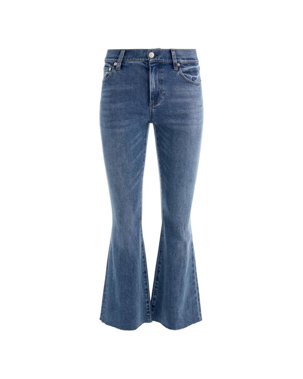 Alice + Olivia Blue Leslie Jeans