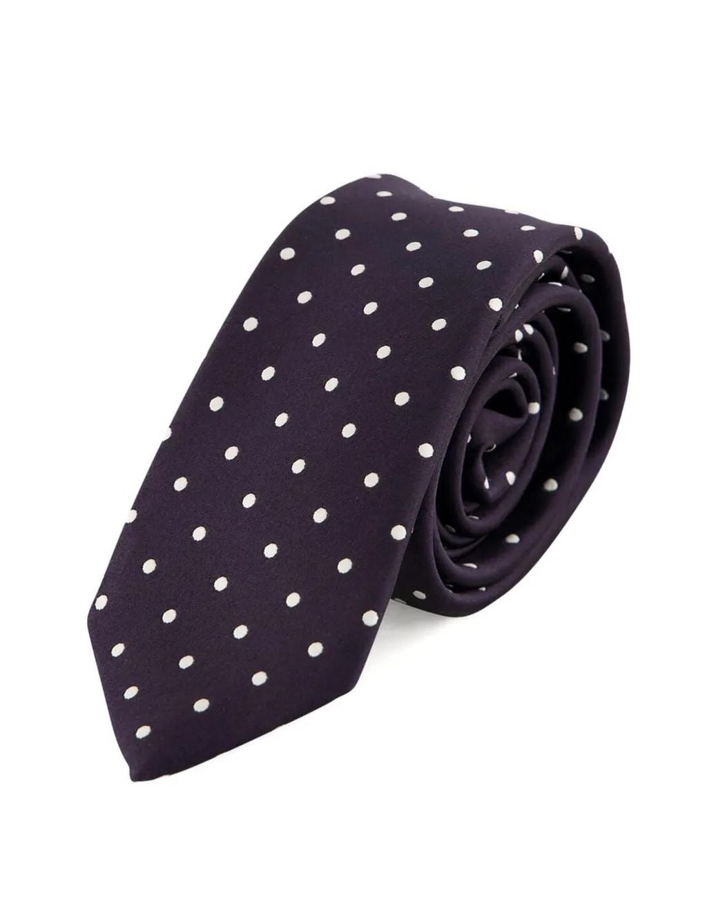 Tom Ford Blue Polka-Dot Silk Tie for men