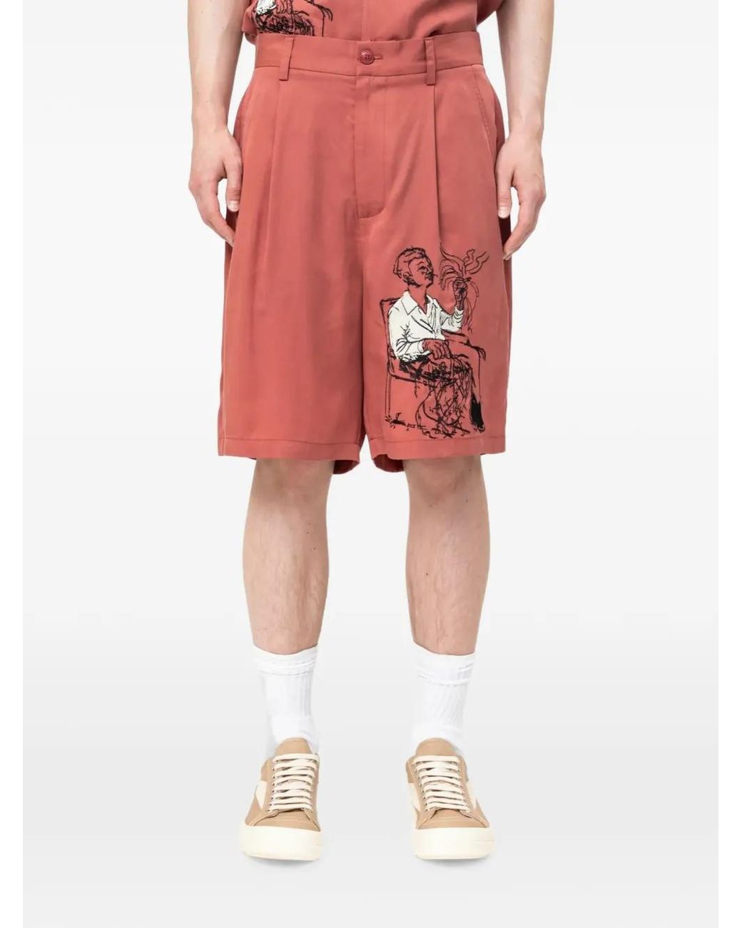 Kidsuper Tecnacolor Dreams Embroidered Shorts for men