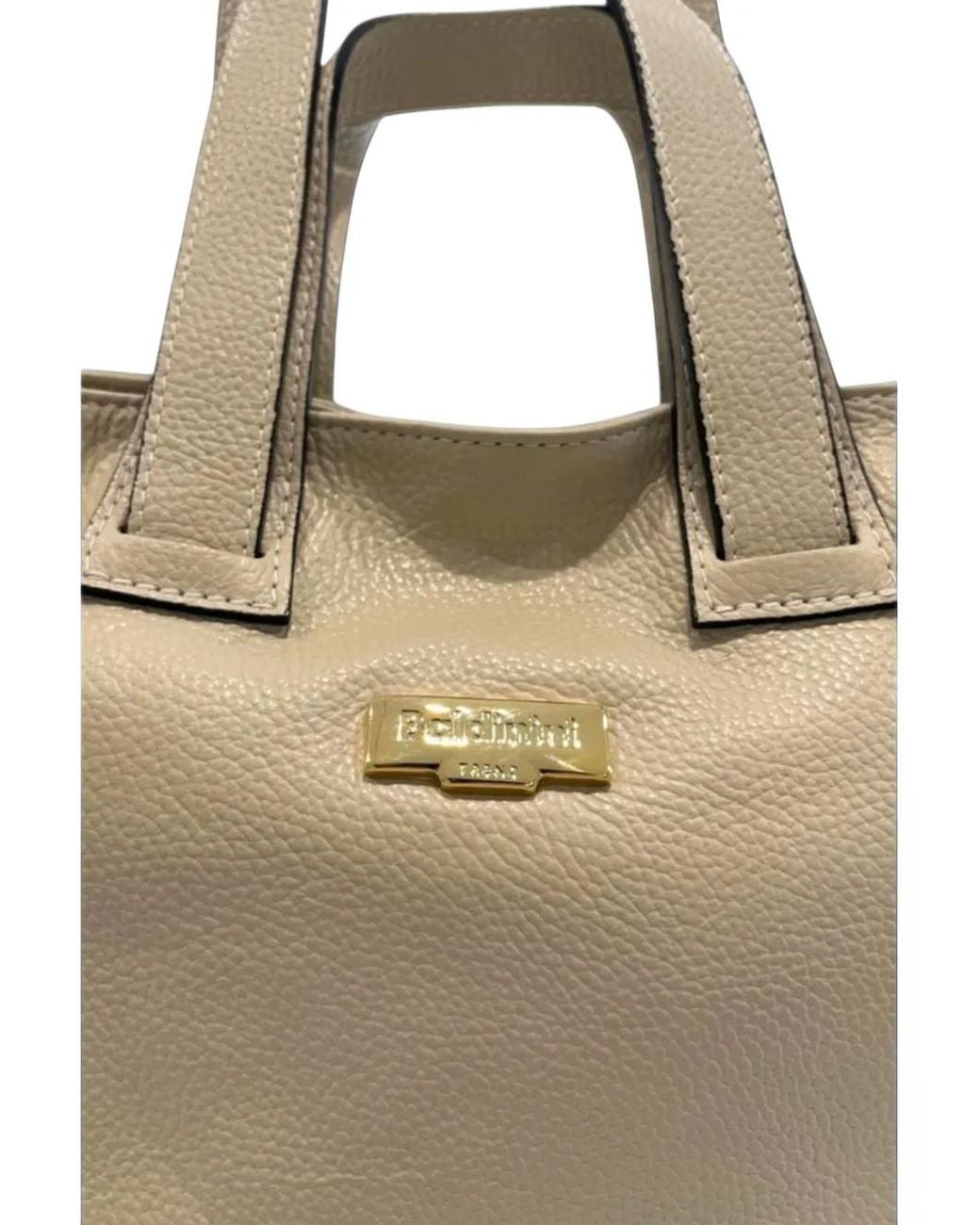 Baldinini Natural Sac Cabas En Cuir À Fini Grainé