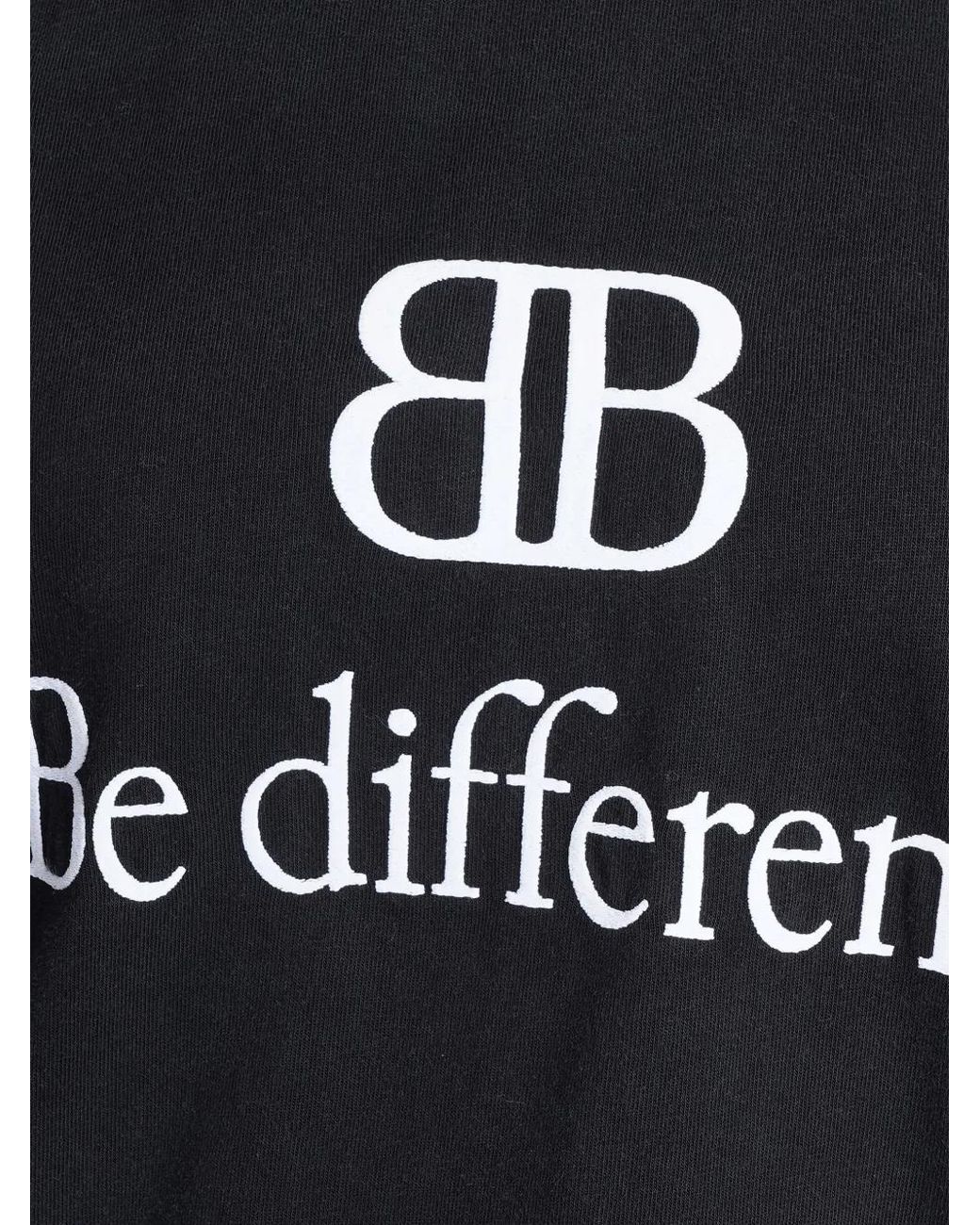 Balenciaga Black Logo-Print Round-Neck T-Shirt